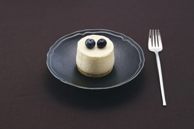 無農薬ブルーベリーのチーズケーキ