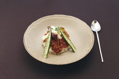 夏野菜のキーマカレー